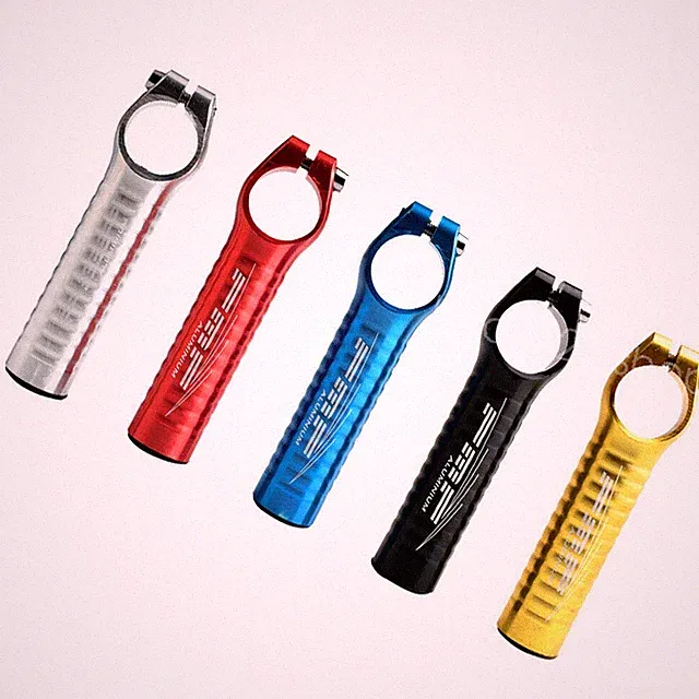 1 Pair Bicycle Handlebar End 22.2mm Aluminum Alloy Mountain Bike Handle Bar Ends
