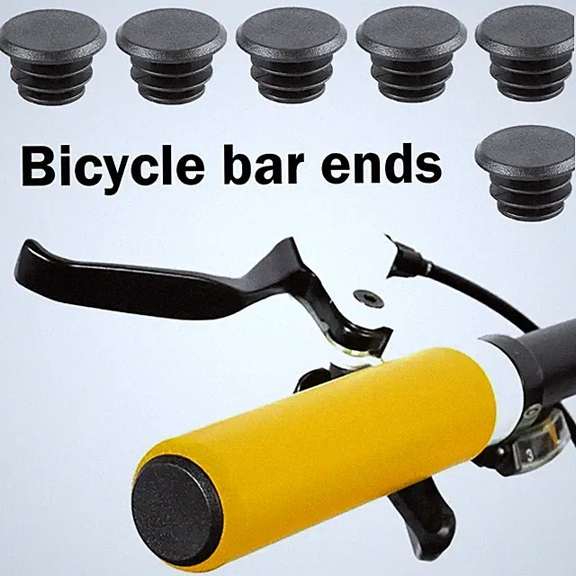 6Pcs Bicycle Handlebar End Plugs MTB Road Bike Bar End Caps Grip Stopper PVC