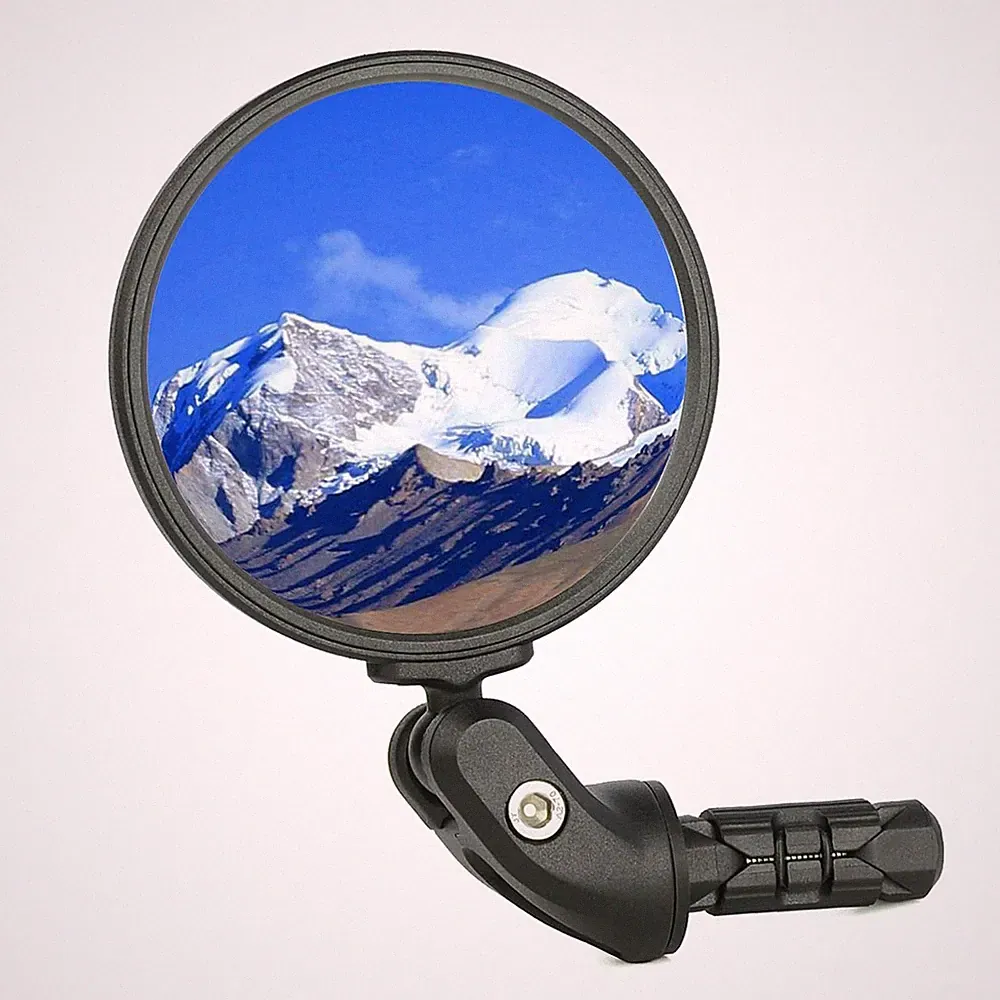 Bicycle Bar End Mirrors HD Convex Lens Rearview Cycling Safe 76mm Left Right