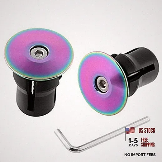 Bicycle Handlebar Bar End Plugs Caps Bike Handlebar Plugs Perfect Multicolor