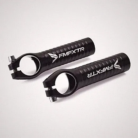 Bicycle Handlebar Ends, 22.2 mm, Aluminum, Black, Mountain Bike, Road Bike
