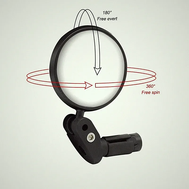 Bicycle Mirror Mountain Bike E-bike Road Cruiser MTB Bar-End Folding Rearview
