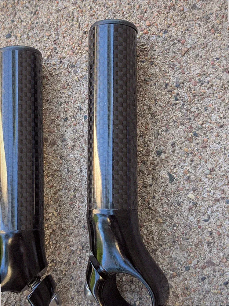 Carbon Fiber Black Mountain Touring Bike Bicycle Bar Ends New Nice