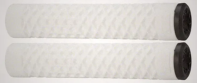 Cult Vans open end BMX flangeless bicycle grips with bar ends 150mm WHITE