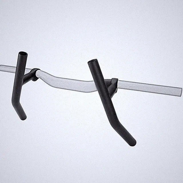 Ergonomic CARBON FIBER bicycle MTB AERO bar ends 25° for Φ 22.2mm handlebar