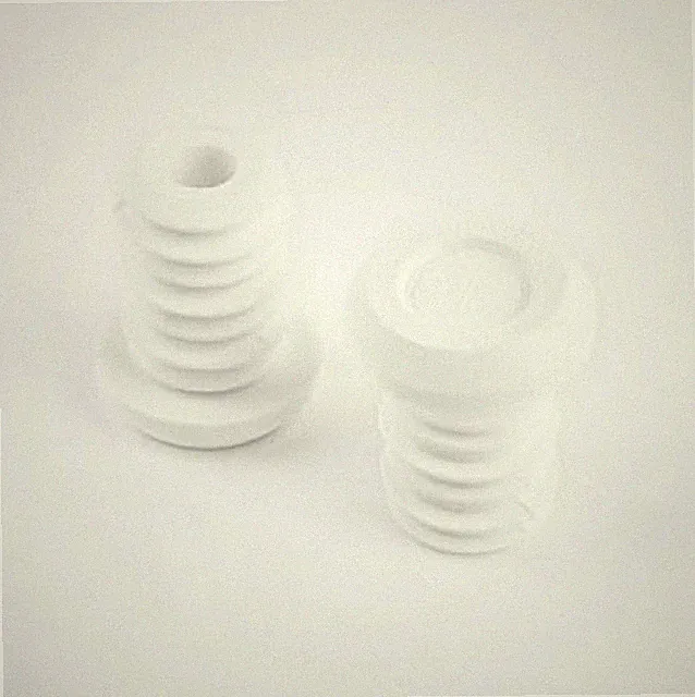 Fit BIKE Co HANDLE BARS ENDS GRIP BAR PLUGS WHITE + lil Fit sticker BMX S&M NEW