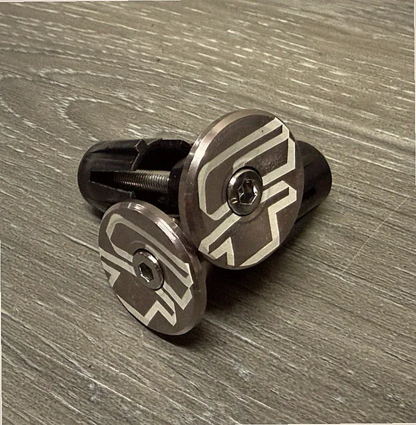 GT Mid School Repop Bicycle Bike Handlebar Bar End Plugs Gray Mountain BMX