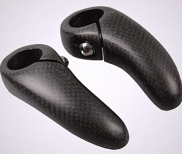 Lightweight Carbon Fiber Bar End Plugs 22.2mm for MTB Road Bicycles Handlebar