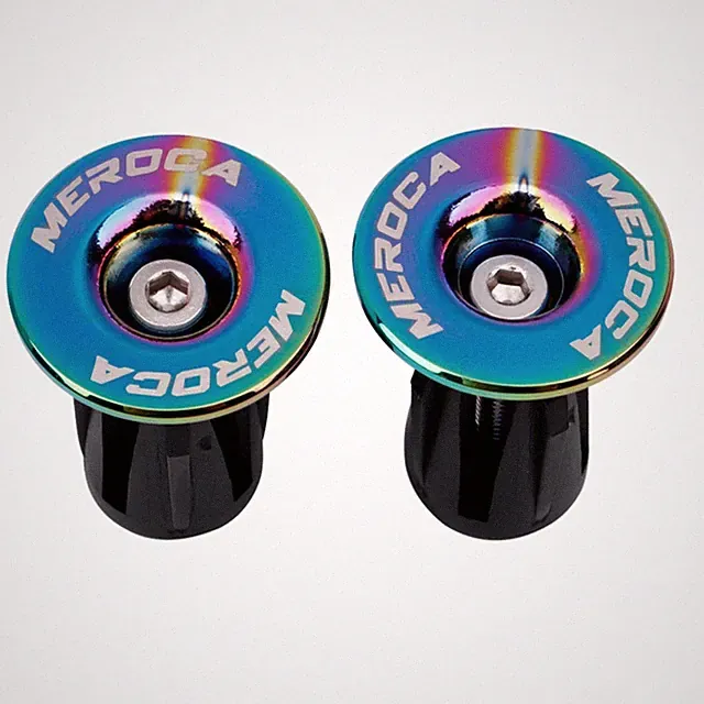 Lightweight Expanding Locking Bar End Caps - Perfect for Road and Mountain Bikes