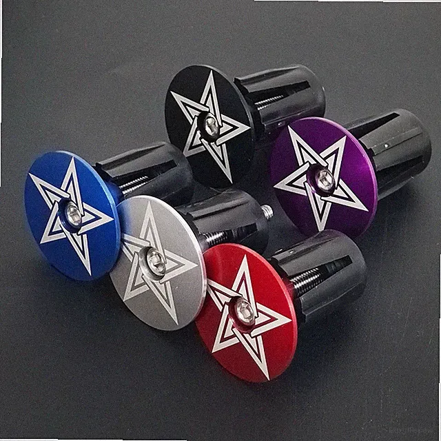 MTB Road Bike Handlebar End Plugs Handle Bar End Cap BMX Bike Grip Cover Bicycle