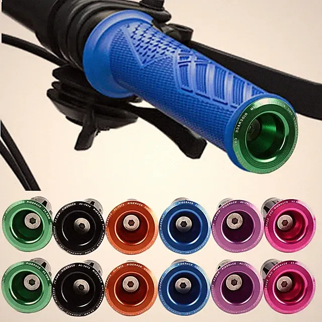 New 1 Pair Aluminum Alloy Bike Handlebar End Plugs Bar End Caps MTB Road Bicycle