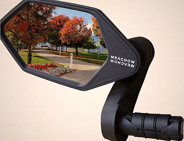 New Bar End Bike Mirror, Crystal UHD Automotive Grade Glass Lens E-Bike Mirrors