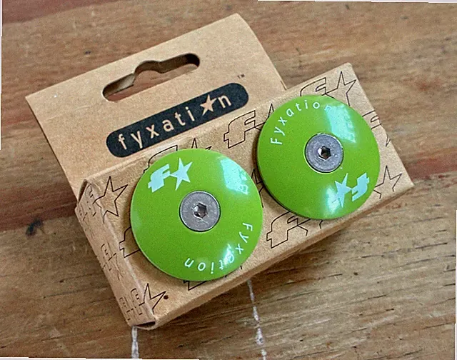New Fyxation GREEN BMX, MTB, City Bike Bar End Plugs Caps Aluminum Expanding