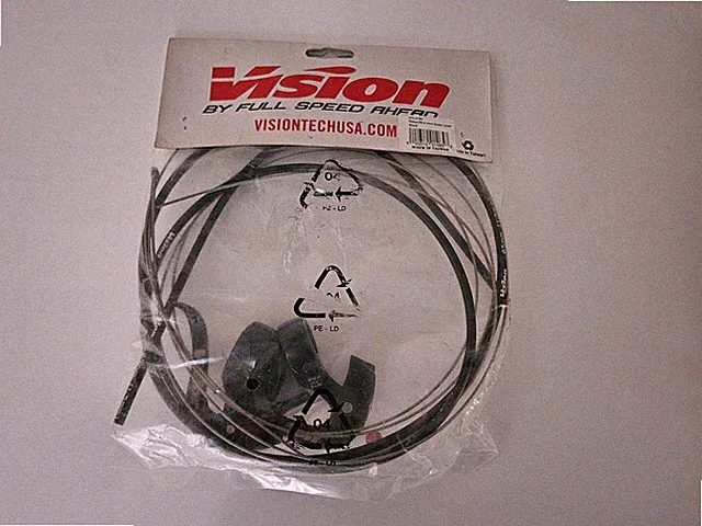 NOS Visiontech by FSA Bar End Triathlon Bike Brake Levers + Cables 670-3780