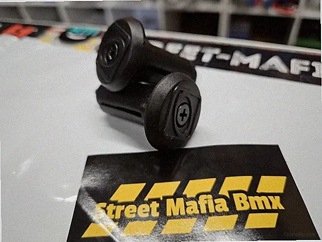 ODYSSEY BMX BIKE BAR ENDS MID SCHOOL HANDLEBAR GRIP PLUGS expanding BMX FIT NEW