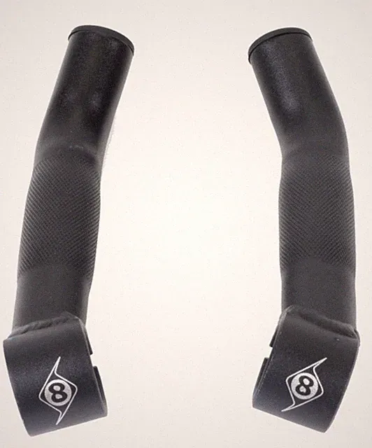 Origin-8 Comp Lite Alloy Bar End Set Short Bend Black Mountain Commuter Bike