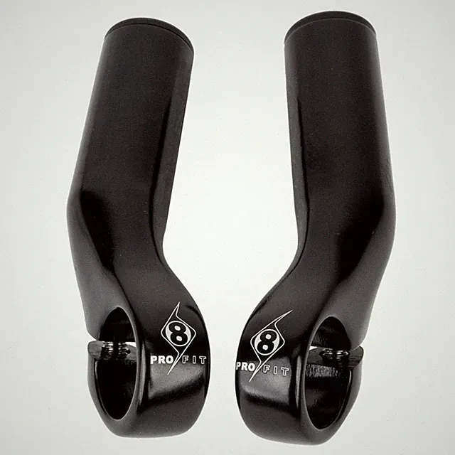 Origin8 Pro-Lite Bar Ends Black Lightweight & Durable Forged AL6061-T6 Alloy