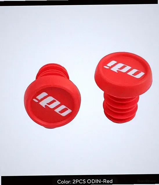 Red Handlebar End Plugs Rubber Bar Cap Grip Mountain Bike Road Bicycle ODI