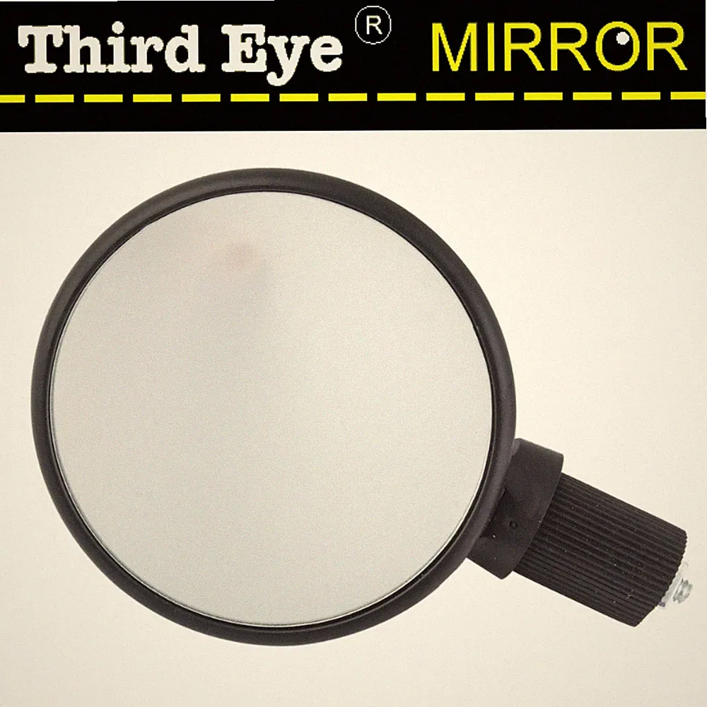 Third Eye Bicycle Safety Bar-End Mirror Wide Angle Motorcycle Made in USA
