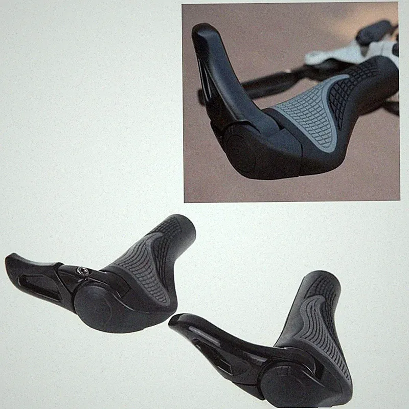 USA Ergon Bar End Handlebar Grips Bicycle Mountain Bike MTB Ergonomic Black AD