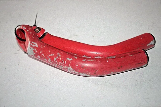 Vintage Red Bar End Clamps 22mm 8" Bullhorns MTB Trail Dirt Hybrid!