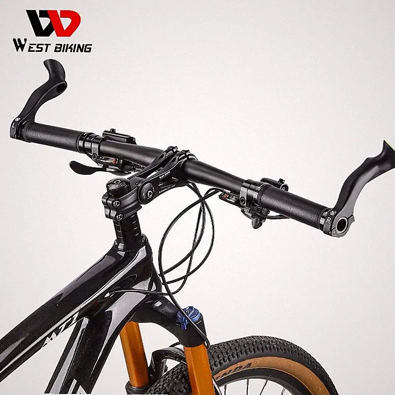 WEST BIKING MTB Bike Handlebar Bar Ends Ergonomic Extended Bicycle Bar Ends