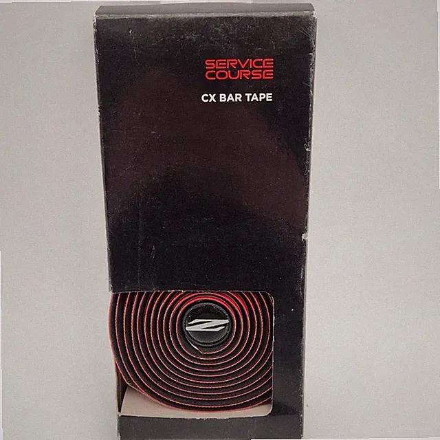 Zipp Service Course CX Red Handlebar Tape w/ Bar Ends for Bicycle OPEN PACKAGE